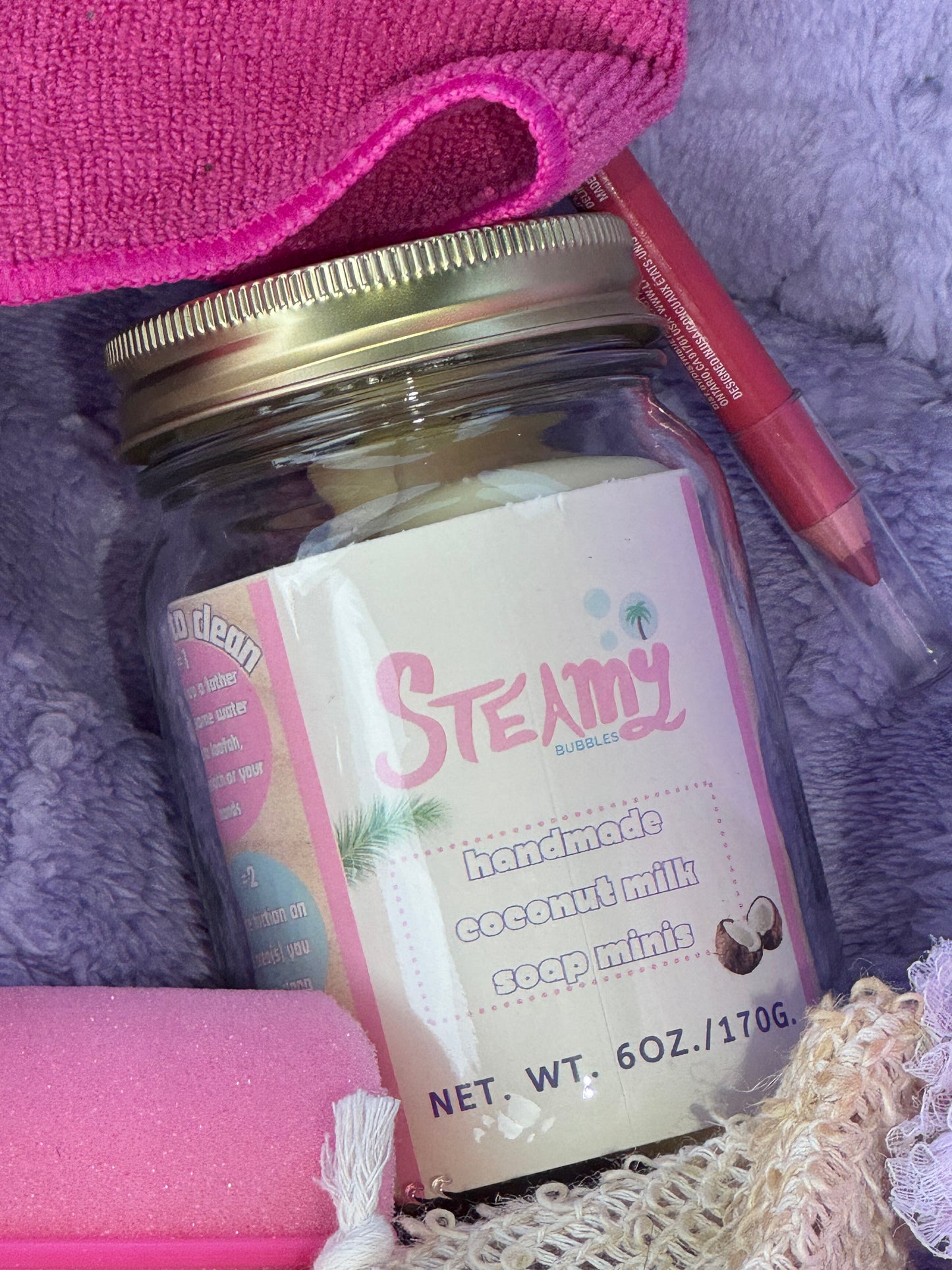 Handmade Coconut Milk Soap Minis 6 oz.